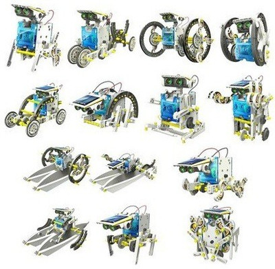 

Arnavs 14 IN 1 EDUCATIONAL SOLAR ROBOT KIT(Multicolor)
