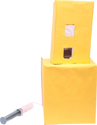

ProjectsforSchool Pneumatic Lift - DIY kit for Science Project(Multicolor)