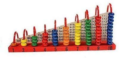

Shopaholic Wooden Calculation Shelf Abacus(Multicolor)