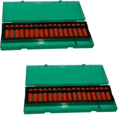 

Sae Fashions 17 ROD ORANGE ABACUS KIT WITH BOX SET OF 2(Orange)