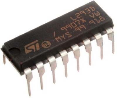 

Xcluma 2pcs L293d Quadruple Half H Dc Push Pull 4 Chn Motor Driver Ic+2 Ic Base Be0033(Black)