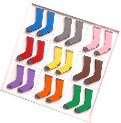 

Skola Sock Twins Colours - Pair, Match & Learn(Multicolor)