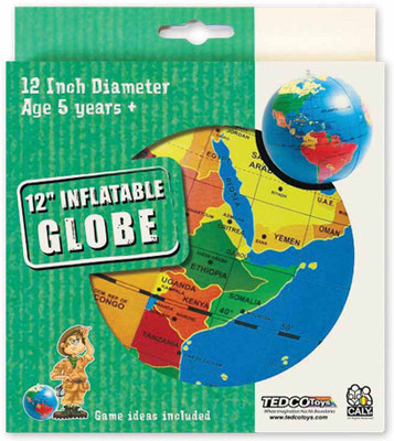 

Tedco Inflatable 12" Globe(Multicolor)
