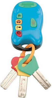 

Battat Electronic Baby Keys Keychain Rattle with Remote (Colors May Vary)(Multicolor)