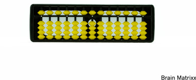 

Brain Matrixx 13 Rods Student Abacus(Yellow)