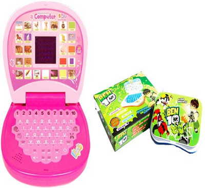 

Aquaras PINK MINI DISPLAY & BEN 10 LEARNING LAPTOP(Multicolor)