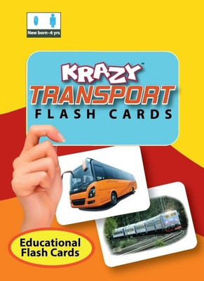 

Mind Wealth Krazy Transports Mini Flash Cards(Multicolor)