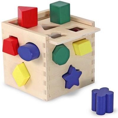 

Melissa & Doug Shape Sorting Cube(Multicolor)