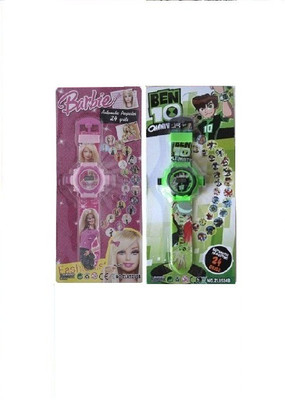 

Users DEL to DSS_Kids 2 Projector functional Digital watches with 2*24 images(Pink, Green, Multicolor)