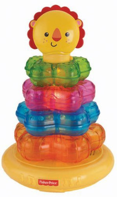 

Fisher-Price Light-Up Lion Stacker(Multicolor)