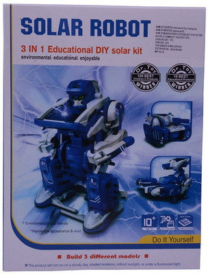 

RR Enterprizes 3 in 1 Educational Solar Robot Kit For Toys(Multicolor)