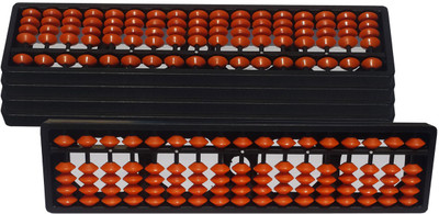 Sae Fashions 17 ROD ORANGE ABACUS KIT SET OF 5(Orange)