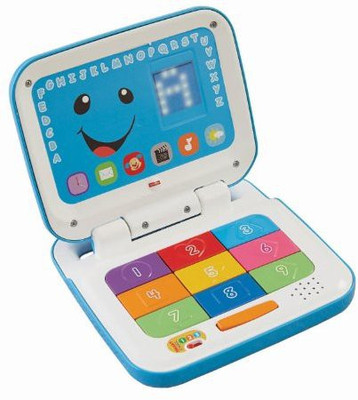 

Fisher-Price Laugh & Learn Smart Stages Laptop, Blue/White(Multicolor)