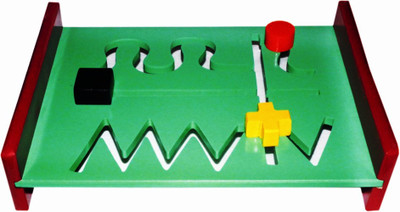 

Kinder Creative Pattern Play Zig-zag Shapes Board