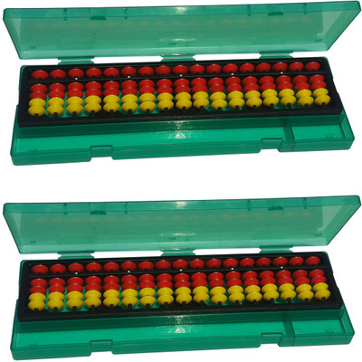 

Sae Fashions 17 ROD RED AND YELLOW ABACUS KIT WITH BOX SET OF 2(Multicolor)