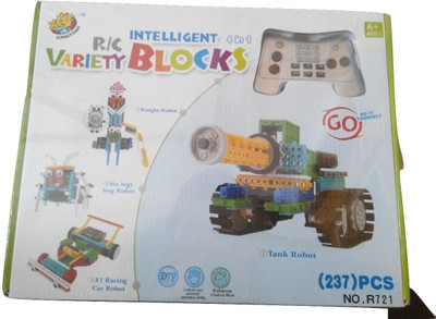 

DIY Intelligent 4 in 1 RC variety blocks(White)