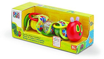 Kids Preferred World of Eric Carle, The Very Hungry Caterpillar Wiggly Rattle Toy with Music and Lights(Multicolor) Flipkart