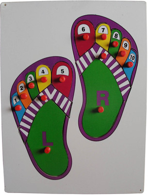 

Little Genius Double Feet Puzzle(Multicolor)