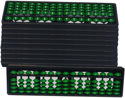 

Sae Fashions 15 ROD GREEN ABACUS KIT SET OF 10(Green)