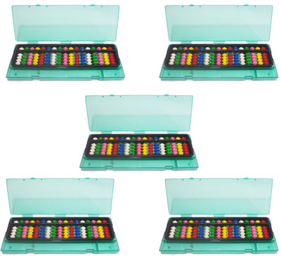 Djuize 17 Rod Multicolor Abacus&Box Set Of 5(Multicolor)