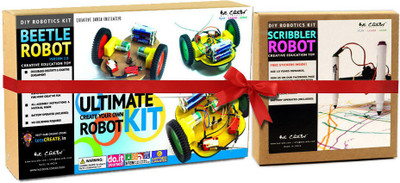 

Be Cre8v Robotics DIY Learning Toy Combo Pack(Multicolor)