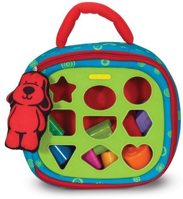 

Melissa & Doug K's Kids Take-Along Shape Sorter Baby Toy(Multicolor)