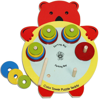 

Skillofun Color Tower Puzzle-Teddy(Multicolor)