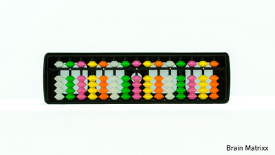 

Brain Matrixx 15 Rods Student Abacus(Black)