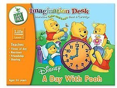 

LeapFrog Imagination Desk Interactive Color-and-Learn Book and Cartridge: Disney's A Day With Pooh (Life Lessons, Lesson 1)(Multicolor)