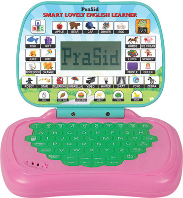 

Prasid Smart Lovely English Learner Kids Laptop(Pink, Green)
