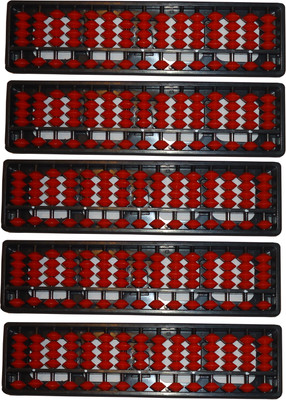 

Sae Fashions RED15 ROD ABACUS KIT SET OF 5(Red)