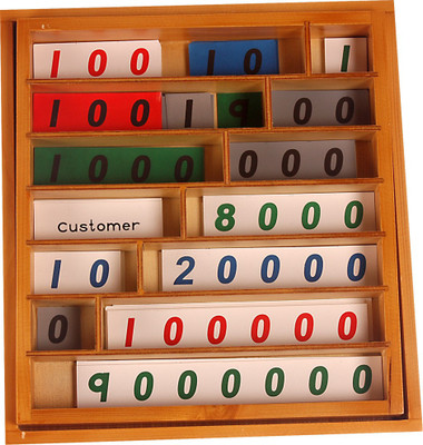 

Kidken Montessori Bank Game(Multicolor)
