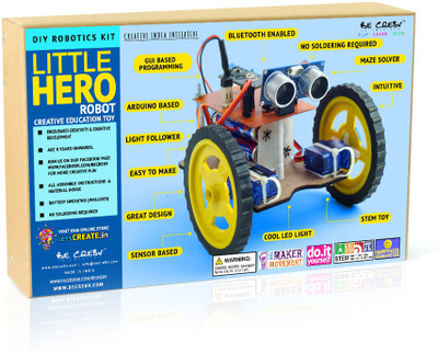 

Be Cre8v Little Hero Educational Robotics Kit(Yellow)
