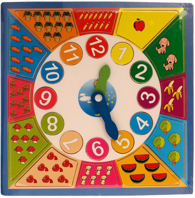 

RVOLD wooden.counting.clock1(Multicolor)
