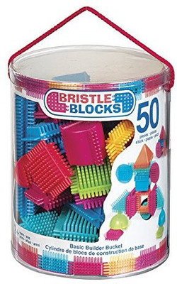 

Battat 50-Piece Bristle Block Bucket(Multicolor)