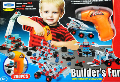 

Jouet Builder's Fun Do it Yourself(Orange, Silver)