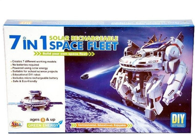

Ekta 7 in 1 Space Fleet Solar Rechargeable(Multicolor)