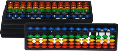 Sae Fashions 13 ROD MULTICOLOR ABACUS KIT SET OF 5(Multicolor)