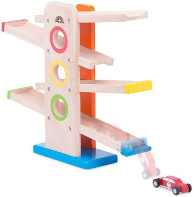 

Wonder World Wooden Tumble Car on tracks(Multicolor)