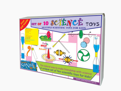 

Junior Scientist 10 In 1 Science Toys Set(Multicolor)