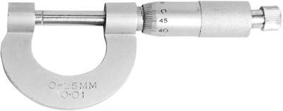 

NSAW Micrometer Screw Gauge- 0-25mm(Silver)