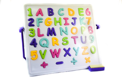 

10thplanetsales Alphasort educational board for kids(White)