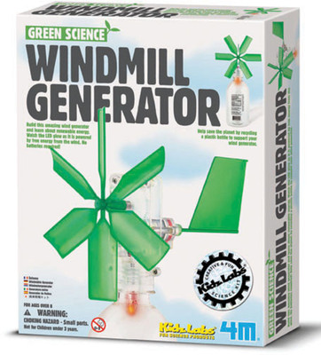 

4M Green Science Windmill Generator(Multicolor)