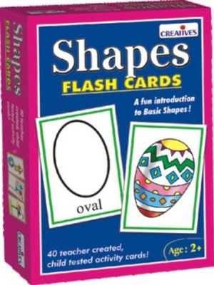

Creative Education Shapes - Flash Cards(Multicolor)