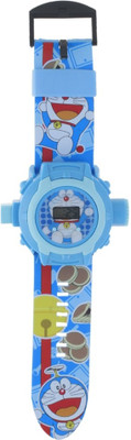 

New Pinch blue Projector digital Watch-24 Images for kids(Blue)