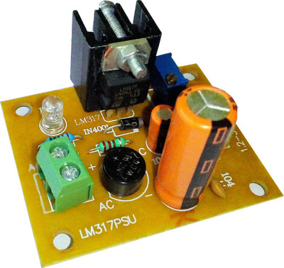 Surya El LM317 BASED VARIABLE POWER SUPPLY BOARD(Multicolor) available at flipkart for Rs.195