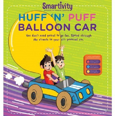 

Smartivity Huff N Puff Balloon Car(Multicolor)