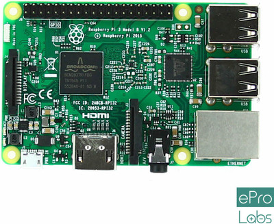 ePro Labs Raspberry Pi 3 Model B(White)