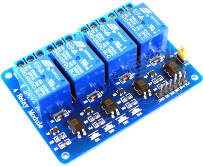 

Grab'eM RELAY DRIVER 4 CH 5V Module(Blue)