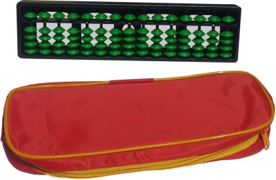 Sae Fashions 15 ROD GREEN ABACUS KIT WITH POUCH(Green)